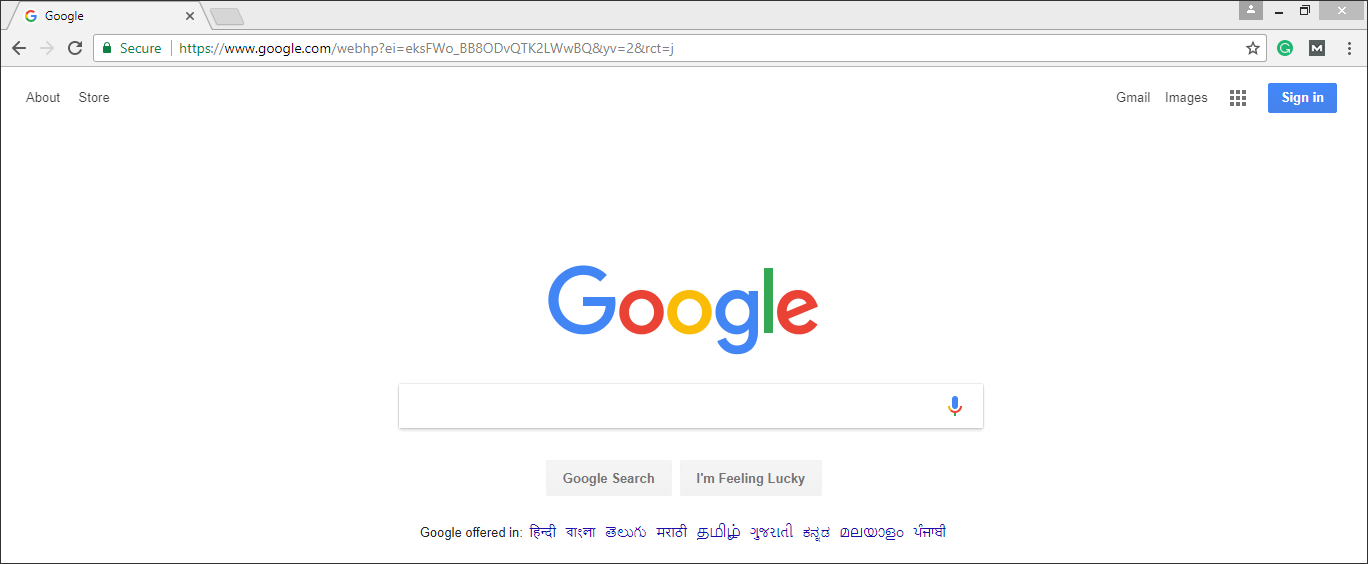 Open Google Chrome
