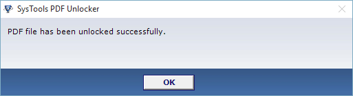 Unlocked PDF File Successfully